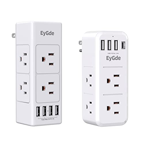 Multi Plug Outlet Extender with USB Charging Ports