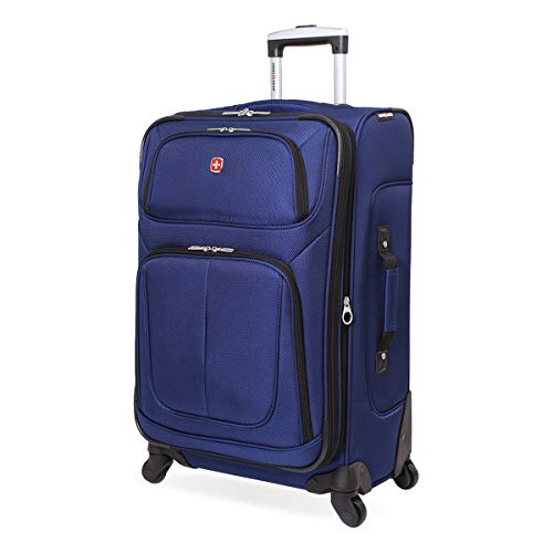 SwissGear Sion Expandable Roller Luggage - Blue, 25-Inch