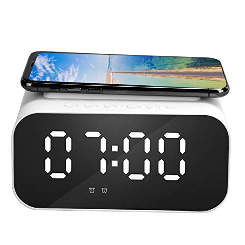 Versatile LED Charger Speaker with Wireless Charging and Alarm Clock