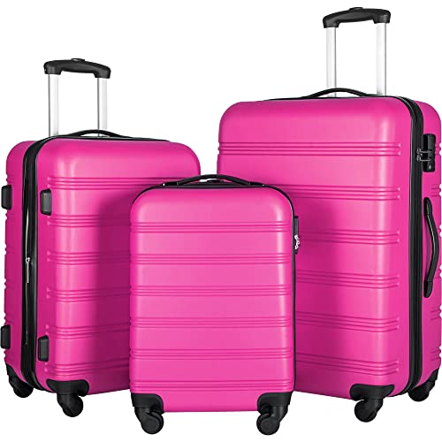 Merax 3 Piece Suitcase Set