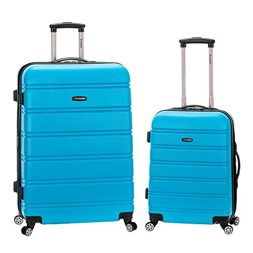 Rockland Melbourne Hardside Spinner Wheel Luggage Set - Turquoise