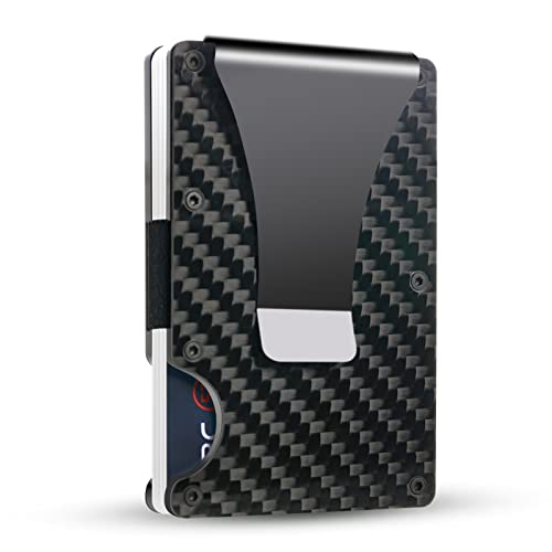 neovoc Carbon Fiber RFID Wallet for Men