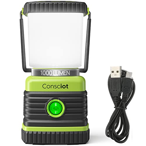 Consciot LED Camping Lantern - Bright and Rechargeable
