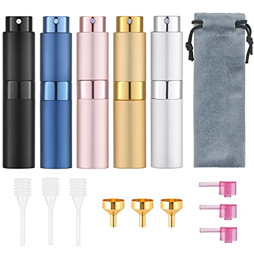 Portable Refillable Perfume Atomizer Set