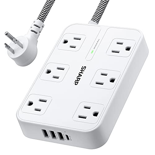 SHARP Power Strip Surge Suppressor