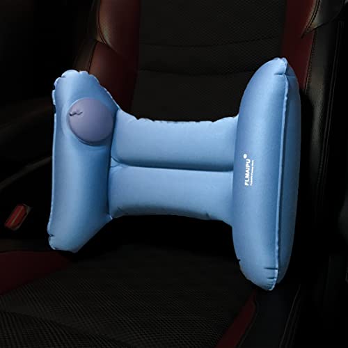 Vive Inflatable Lumbar Support Cushion with Bag - Backrest Pillow for Car,  Office Chair - Adjustable Firm Air Lower Back, Neck P