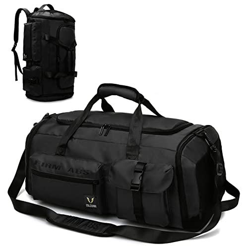 Eslcorri 65L Travel Duffel Bag - 3 in 1 Large Sports Gym Bag
