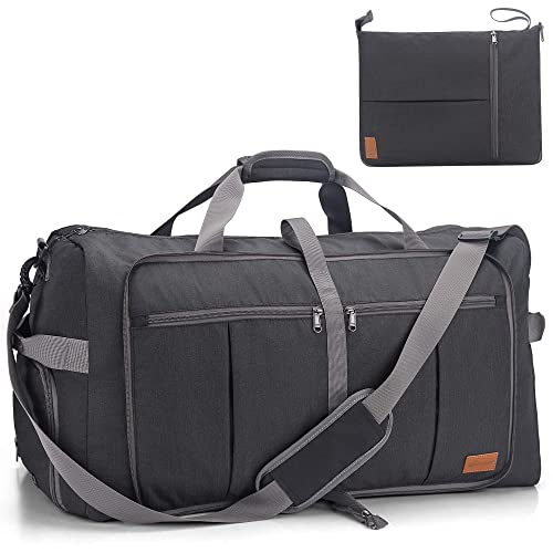 Foldable Travel Duffle Bag with Shoe Compartment