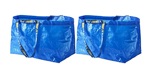 IKEA FRAKTA Carrier Bag, Blue, 2 Pcs Set