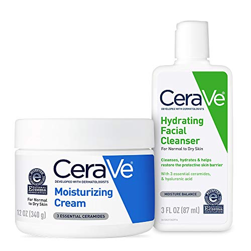 CeraVe Moisturizing Cream and Hydrating Face Wash Combo