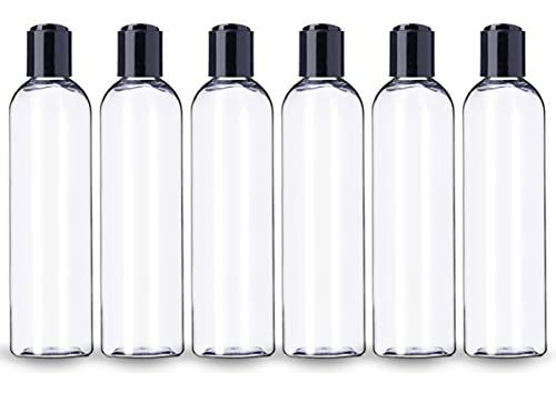 Travel Bottle Set with Disc Top Caps - Pack of 6