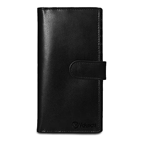 LEVOGUE Leather RFID Unisex Checkbook Cover