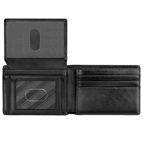 RUNBOX Men's Bifold RFID Blocking Wallet