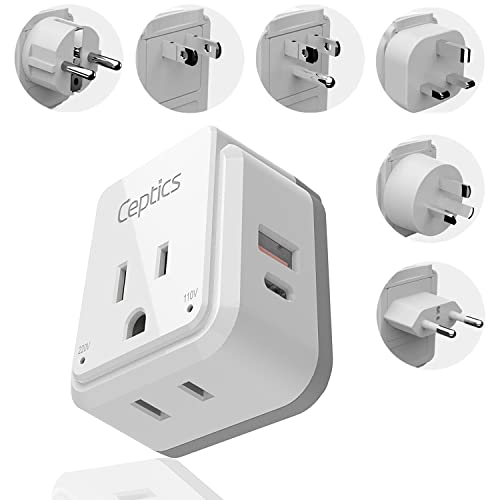 Ceptics World Power Plug Adapter Set