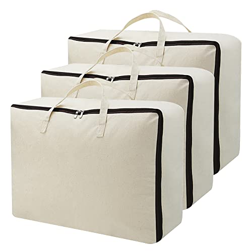 AMJ Canvas Storage Bag Set