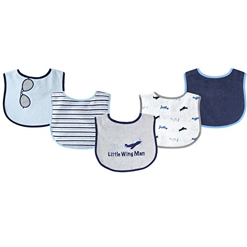 Luvable Friends Baby Drooler Bibs with PEVA Back