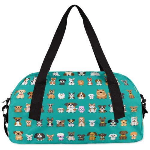 Adorable Animal Dogs Kids Duffel Bags for Young Travelers