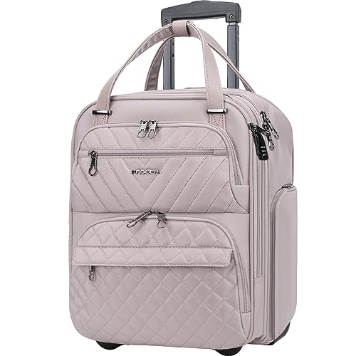 KROSER Carry On Underseat Multi-functional Suitcase