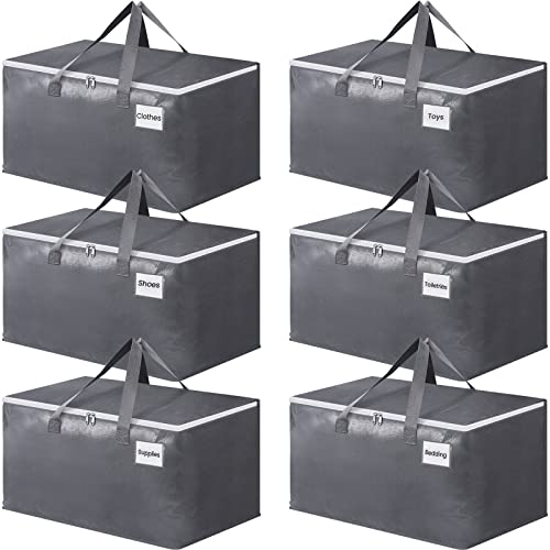 BlissTotes Large Moving Boxes with Zippers & Handles Moving Supplies