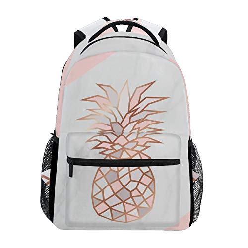 ALAZA Pineapple Marble Large Backpack