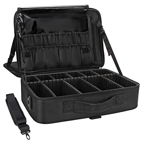 Large Capacity Makeup Case 3 Layers Cosmetic Organizer