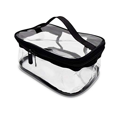 Travel Cosmetic Bag - Clear Vinyl Toiletry Pouch