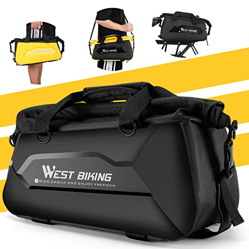 West Biking Bike Rack Bag - 3 in 1 Bicycle Trunk Pannier Bag