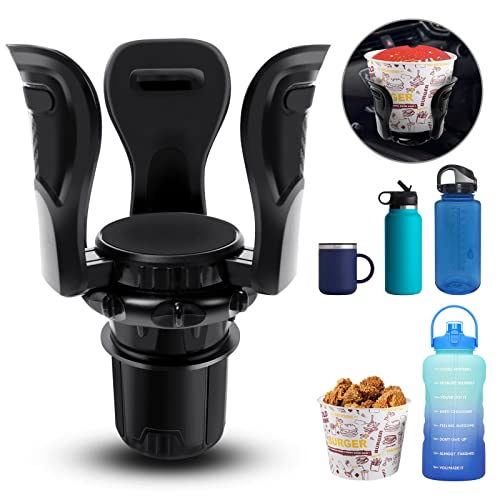 Adjustable Car Cup Holder Expander Adapter, Perfect for Large Bottles and Mugs