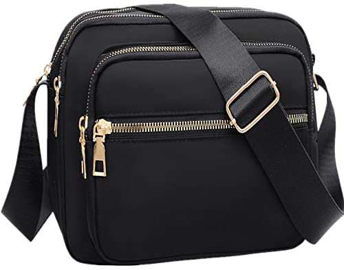 Trendy Black Crossbody Purse