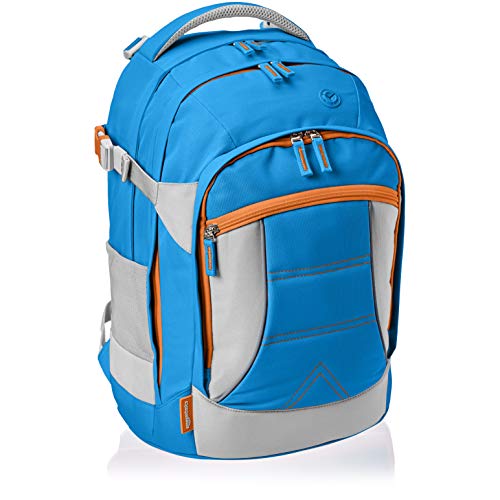 Amazon Basics Ergonomic Blue Backpack