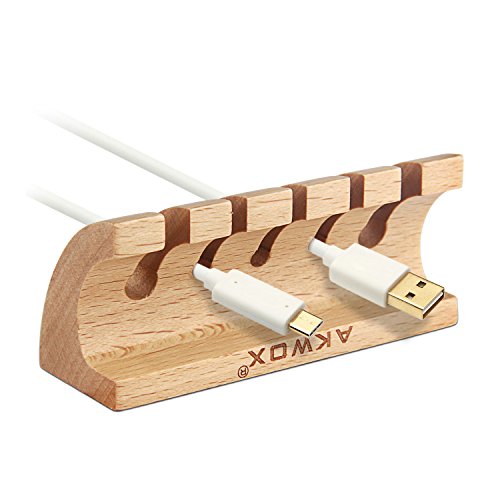 Akwox Wooden Cable Organizer