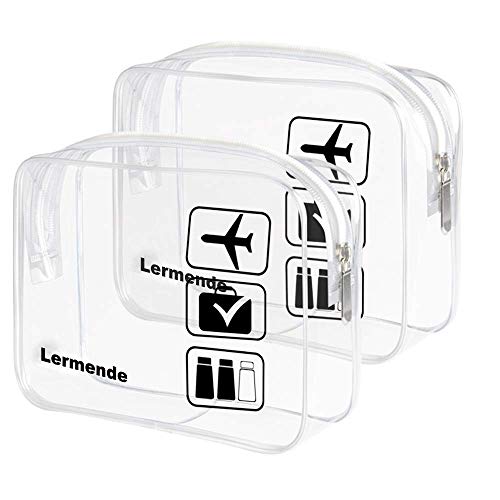 Clear Toiletry Bag TSA Approved Travel Carry On Kit