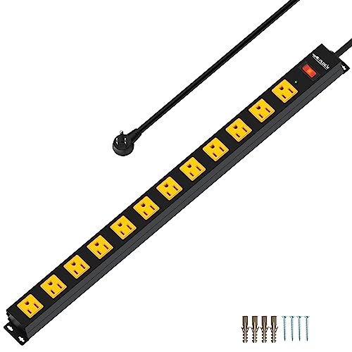 12 Outlet Power Strip with Surge Protection