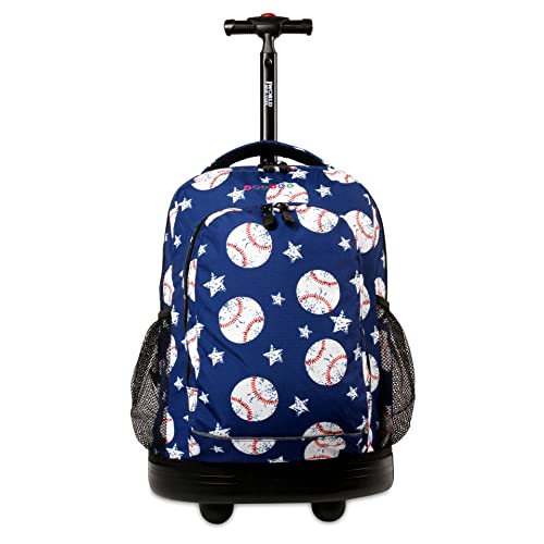 J World Kids' Sunny Rolling Backpack