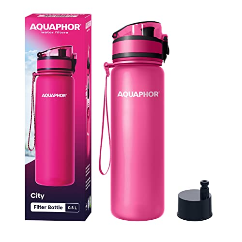 AQUAPHOR City Bottle with Water Filter for Travel