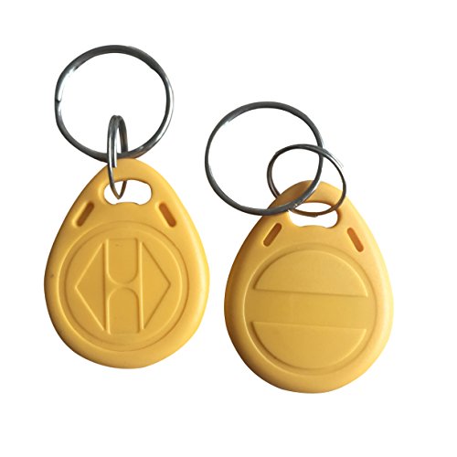 YARONGTECH-125khz T5577 Yellow RFID Keychain - 10pcs YARONGTECH-125khz T5577 Yellow RFID Keychain - 10pcs