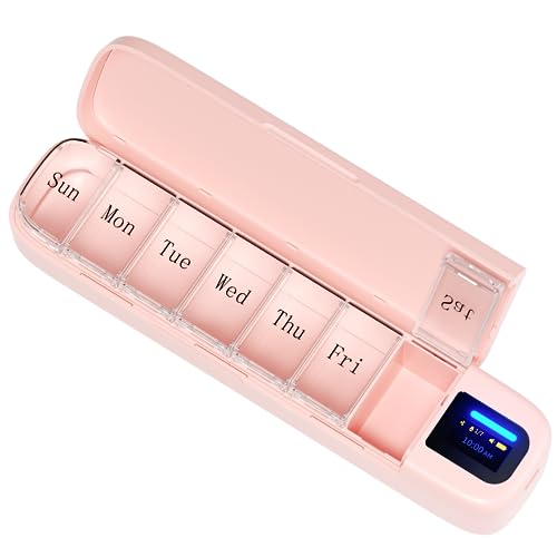 Smart Weekly Pill Organizer with Alarm