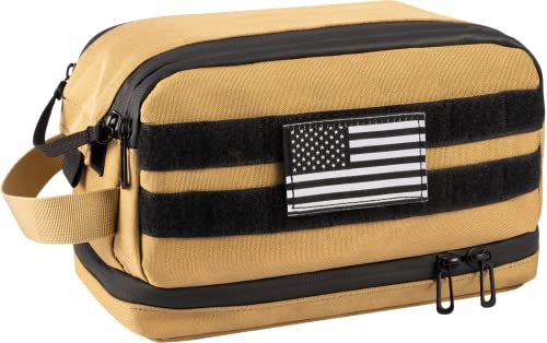Dinictis Men's Toiletry Bag with Large Capacity