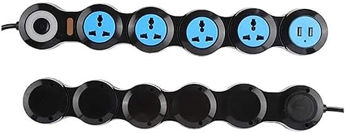 Versatile Power Strip with USB and Power Indicator