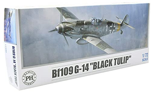 Premium Hobbies Bf 109 G-14 Black Tulip Model Airplane Kit