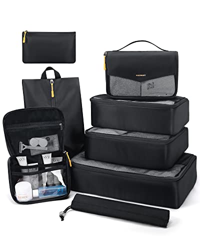 8 Set Travel Packing Organizers Cubes