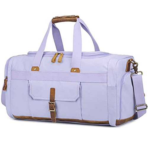 BLUBOON Weekender Duffel Bag with Shoes Compartment