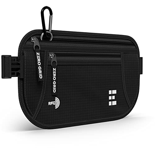 Secure Travel Money Belt with RFID Blocking