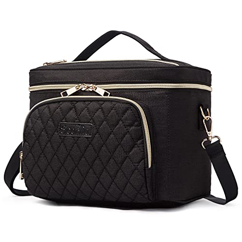 Scorila Large Travel Makeup Bag with Adjustable Dividers