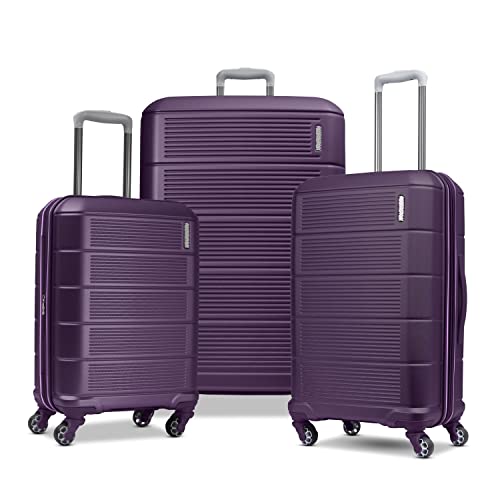 American Tourister Stratum 2.0 Expandable Luggage | Plum | 3PC