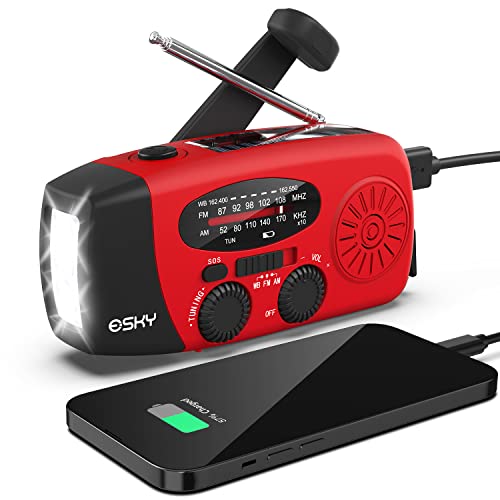 Emergency Hand Crank Radio with Flashlight