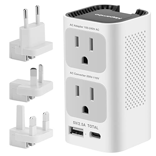 Travel Voltage Converter with USB Ports