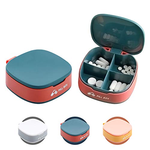 Compact and Portable Pill Box Organizer
