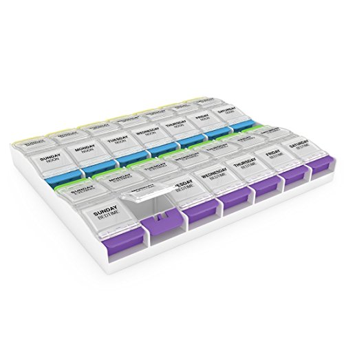 41fdZMTLf0L. SL500  - 10 Amazing 7 Day 4 Compartment Pill Organizer for 2024