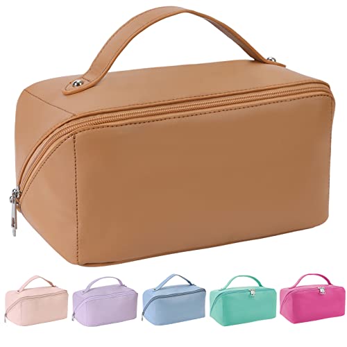 WUSHENG Large Capacity Travel Makeup Bag